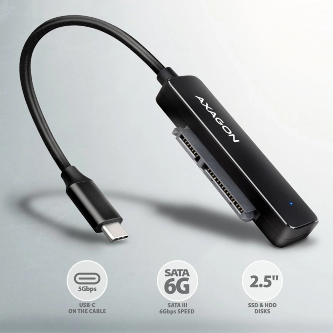 Kompakt USB-C SATA adapter