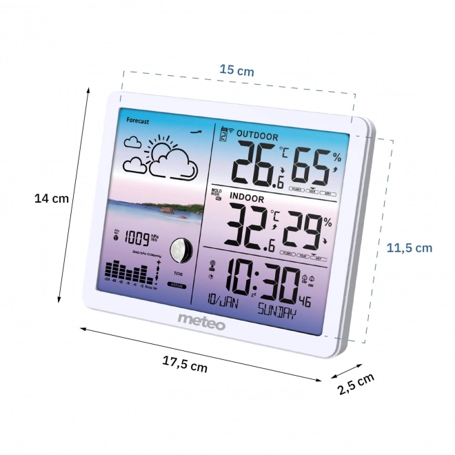 Meteo időjárás állomás fehér