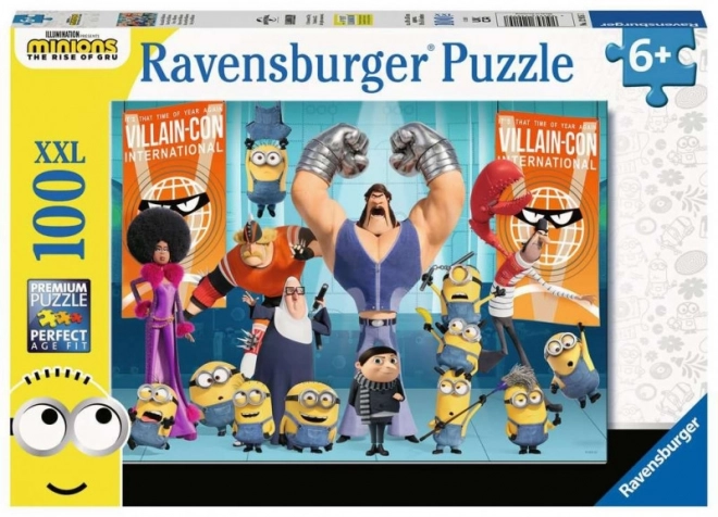 Ravensburger puzzle minyonok 2: a gazfickó közeleg xxl 100 darabos