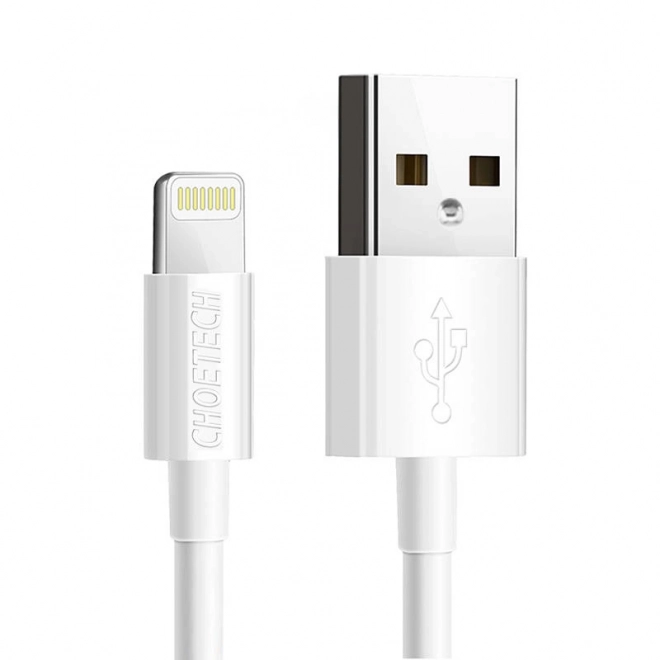 Usb Lightning kábel Choetech, 1.2m, fehér