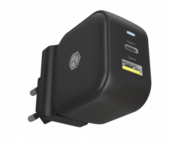 Kétportos USB töltő 38W Type-C és Type-A