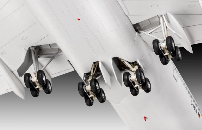 Boeing 747-8 Lufthansa műanyag modell készlet