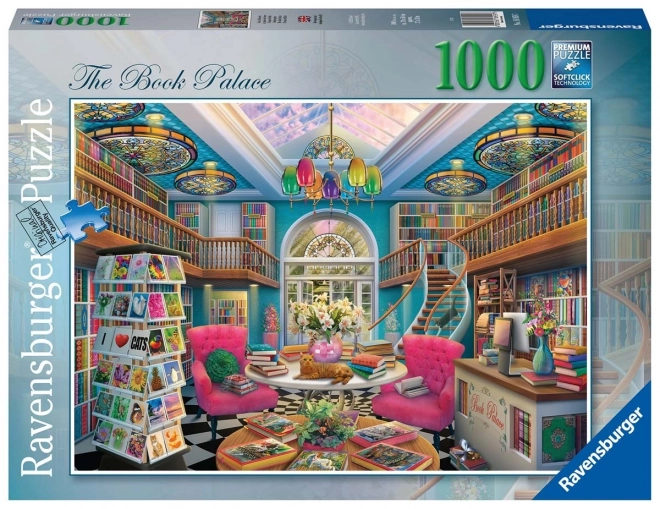 Ravensburger - könyvpalota 2D puzzle 1000 darabos