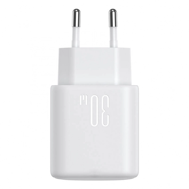 Gyors töltő adapter USB-C kábellel – 30W fehér