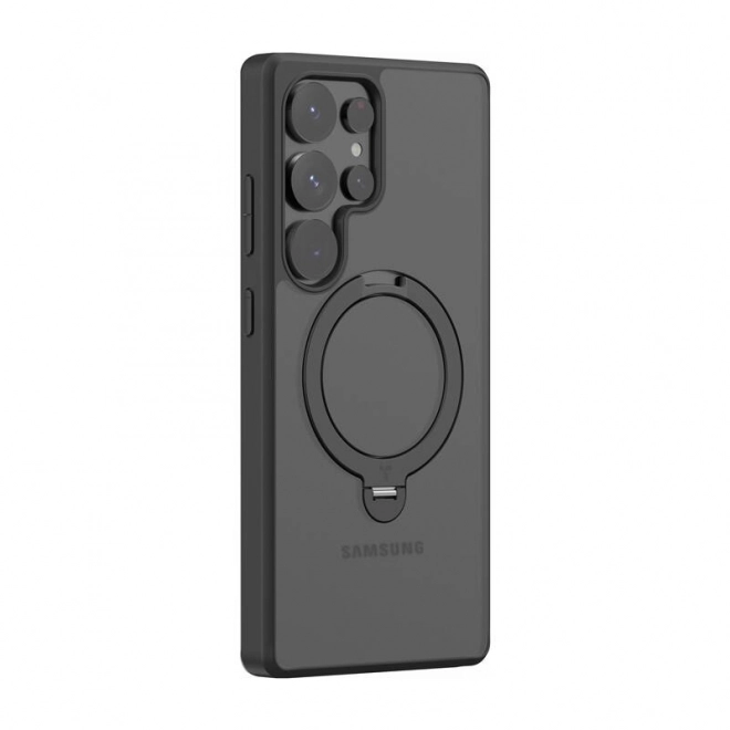 Telefontok Torras Ostand Spin Sorozat Samsung S25 Ultra fekete