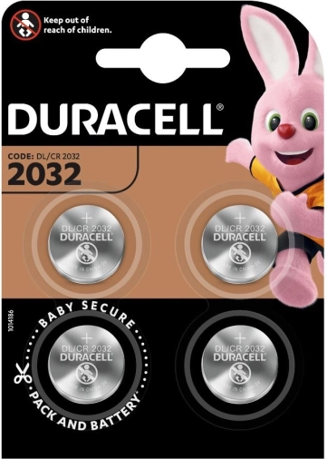 Duracell CR2032 elem 4db