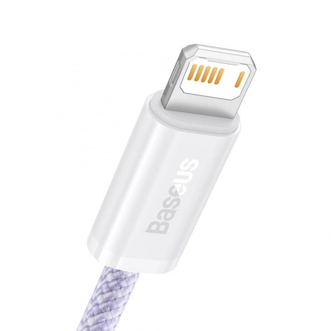 gyors töltésű USB-C Lightning kábel Baseus Dynamic 2 sorozat 2,4 A 1m lila