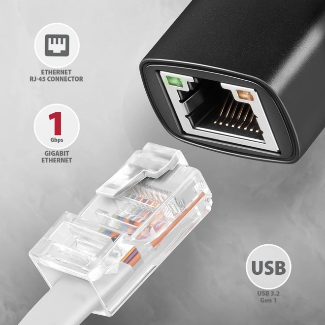 Külső gigabites ethernet adapter USB-A 3.2 Gen 1