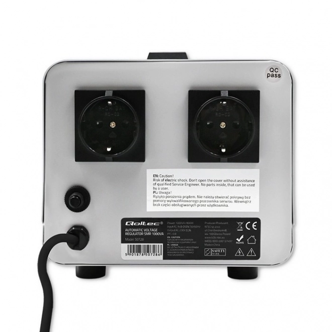 Qoltec AVR Pro automatikus feszültségstabilizátor