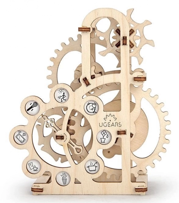 Ugears 3D Fa Mechanikus Puzzle Dinamométer