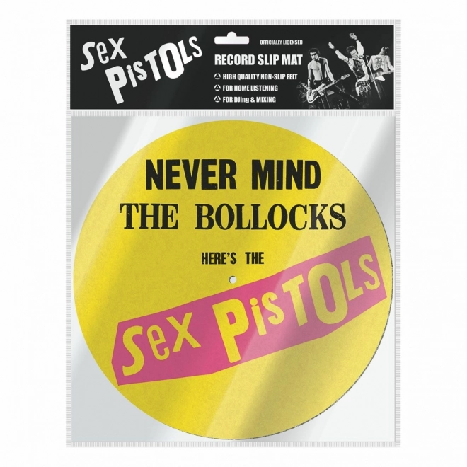 Antisztatikus lemezjátszó alátét Sex Pistols mintával