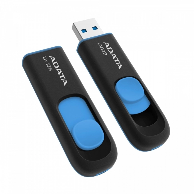 Fekete és kék ADATA DashDrive UV128 pendrive 64GB USB 3.2 Gen1