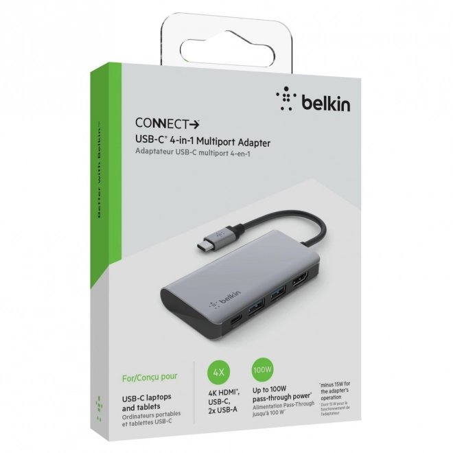 Usb-c 4 az 1-ben multifunkciós adapter