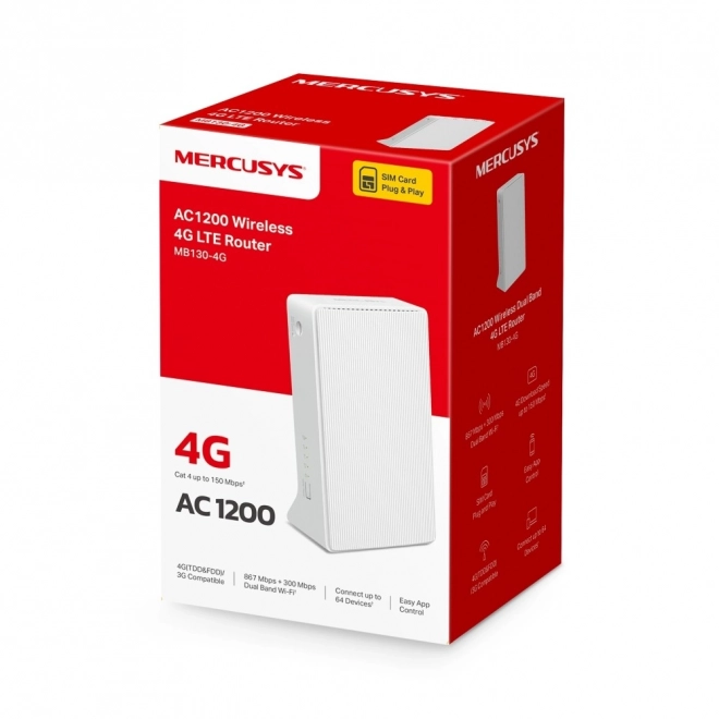 4G LTE router AC1200