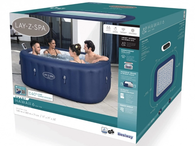Intelligens felfújható Hawaii Lay-Z-Spa Bestway spa