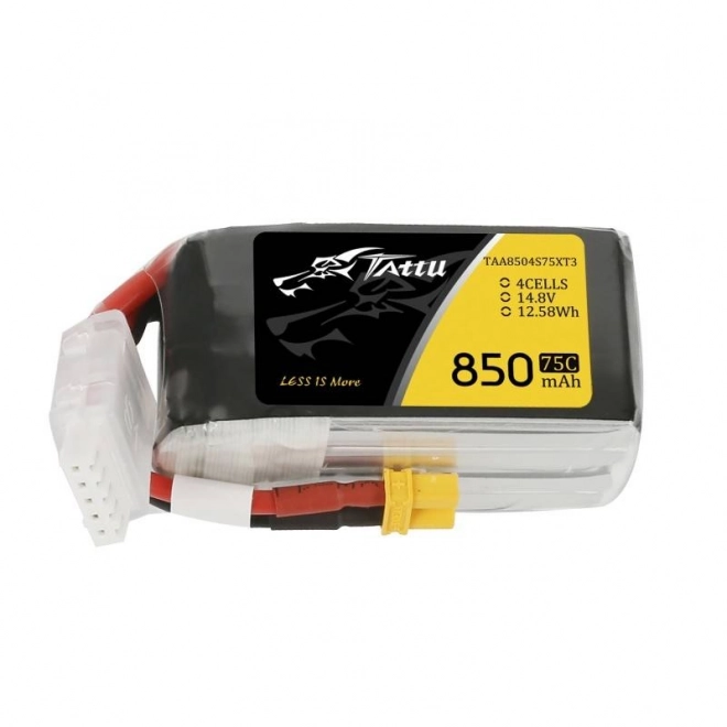 Tattu nagy teljesítményű 14.8V 850mAh LiPo akku