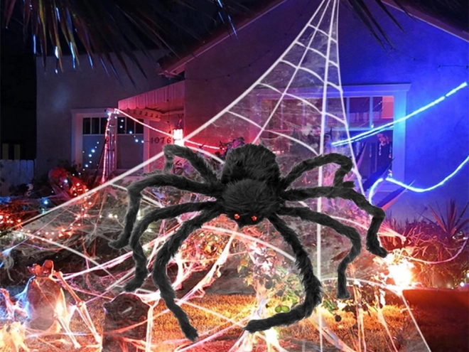 óriás halloween tarantula dekoráció