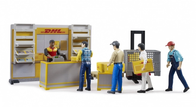 Bruder logisztikai központ DHL kiegészítőkkel