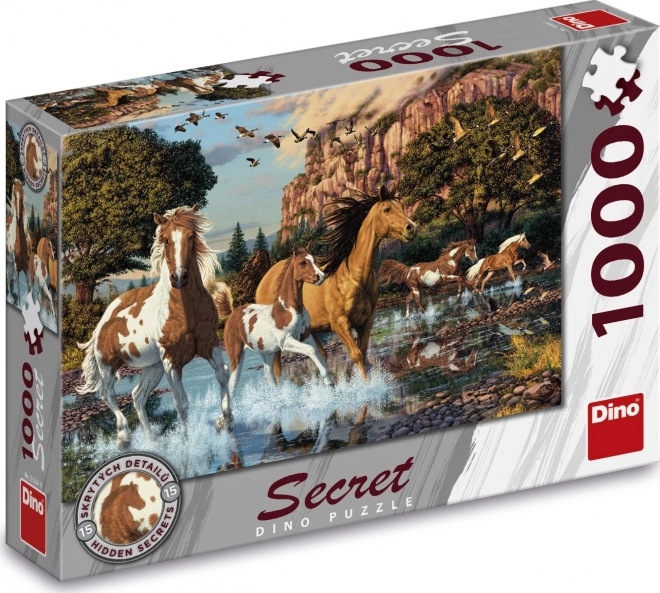 Dino Puzzle Secret Collection: Lovak 1000 Darabos