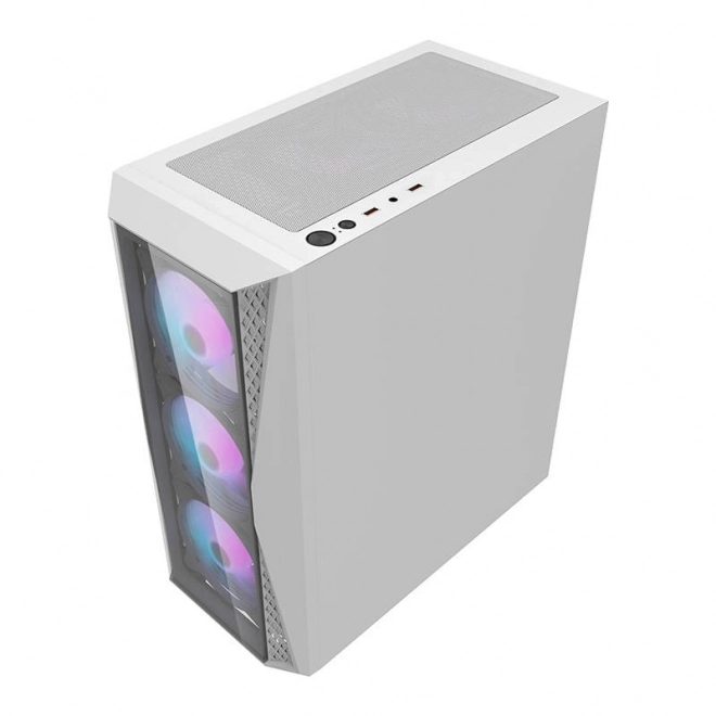 Darkflash számítógépház RGB világítással és ventilátorokkal