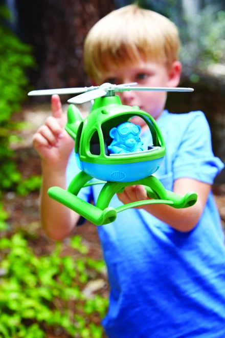 Green Toys zöld helikopter