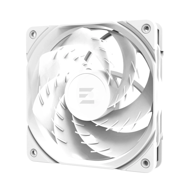Gyűrűs ventilátor világítással ARGB fehér Zalman