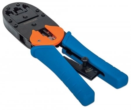 Univerzális krimpelő eszköz RJ45/RJ12/RJ11-hez
