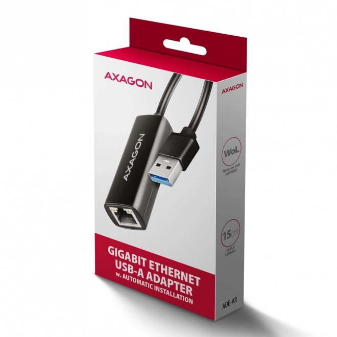 Külső gigabites ethernet adapter USB-A 3.2 Gen 1