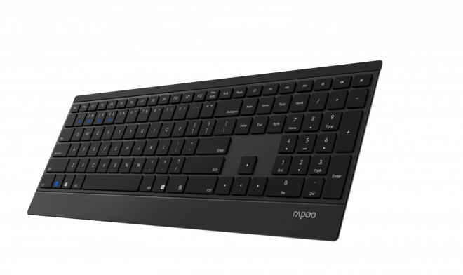 Vezeték nélküli billentyűzet Multi-Mode E9500M fekete