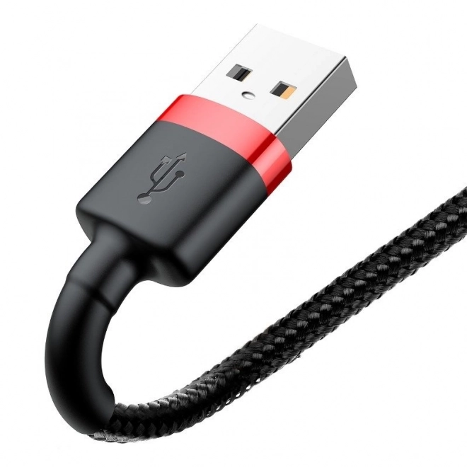 Baseus cafule usb lightning kábel 2.4a 1m piros-fekete