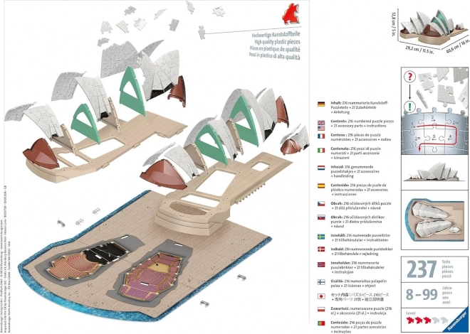 Ravensburger 3D puzzle sydney operaház