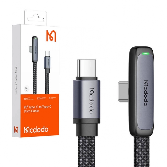 Mcdodo USB-C - USB-C kábel 65W 1,8m fekete