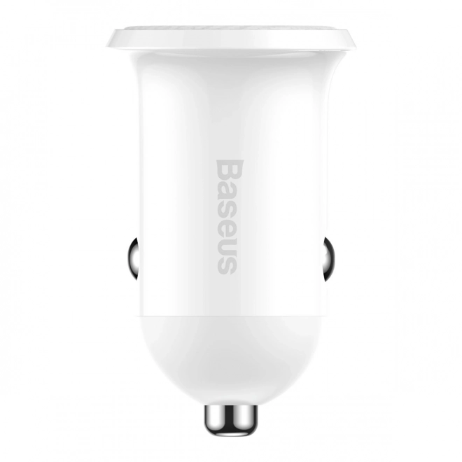 Baseus Grain Pro autós töltő 2x USB 4,8A (fehér)