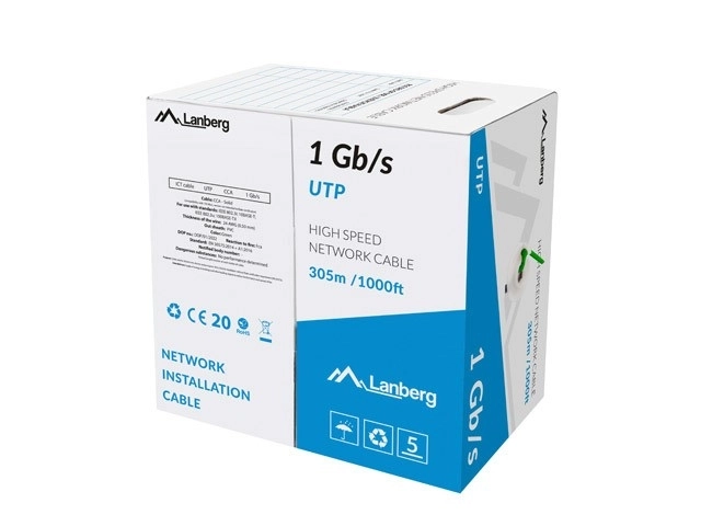 Zöld LAN UTP kábel 1 Gb/s 305 m CCA drót