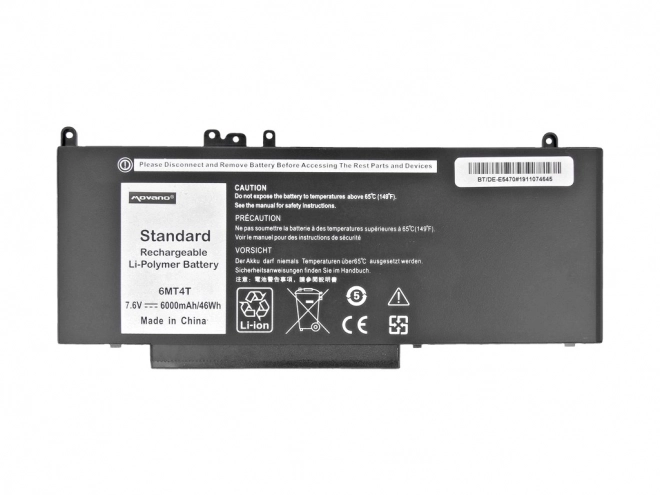 Movano akkumulátor Dell Latitude E5470 E5570-hez