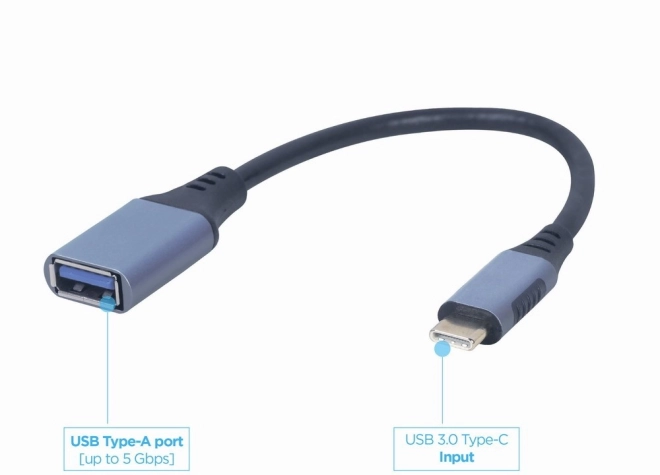 Adapter OTG USB-C - USB-A átalakító