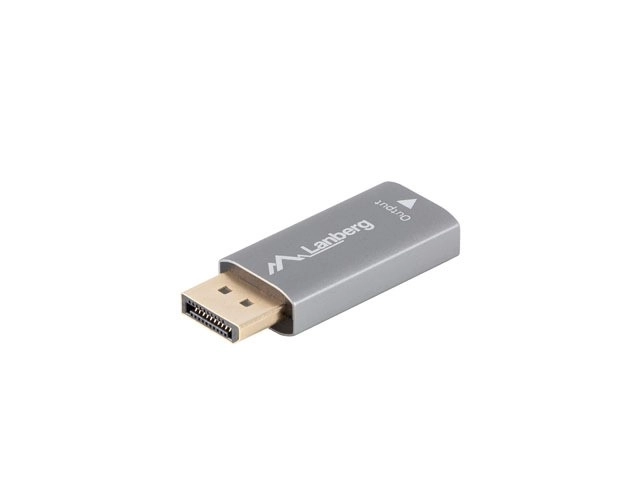 Sréber DisplayPort - HDMI adapter, 8K támogatás