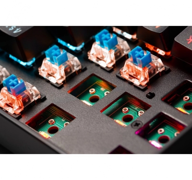 Mechanikus billentyűzet RGB világítással - fekete