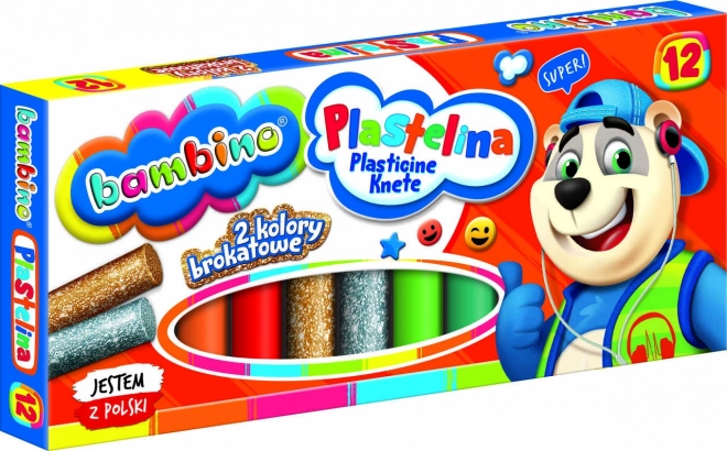 Plastilina, 12 szín BAMBINO