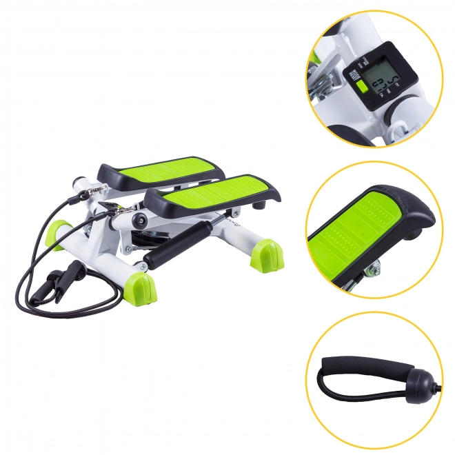 ModernHome twist stepper kábelekkel és fitnesz számlálóval