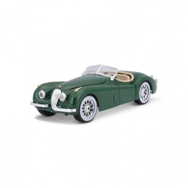 Jaguar XK 120 Roadster modellautó 1951 - zöld