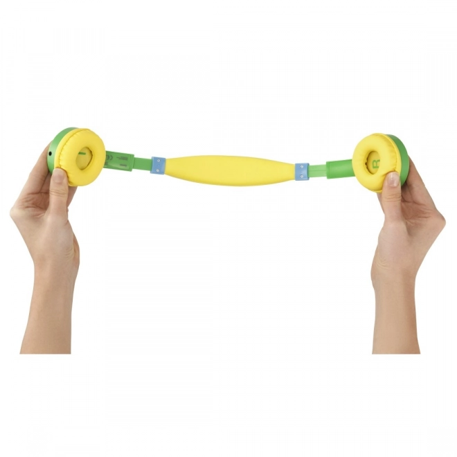 Kids Guard gyermek fejhallgató hangerőkorlátozással, zöld