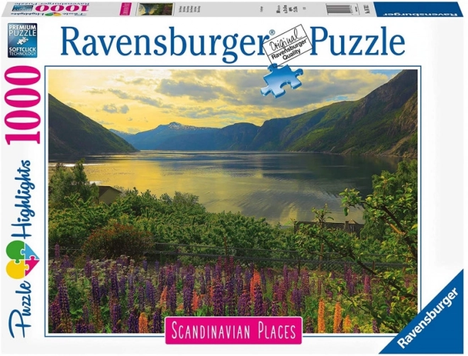 Norvég fjord puzzle - Ravensburger 1000 darabos