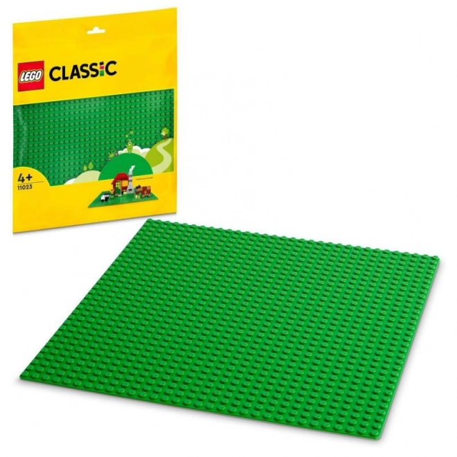 Zöld építőalaplap LEGO® Classic