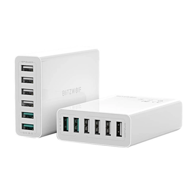 6 port QC 3.0-val