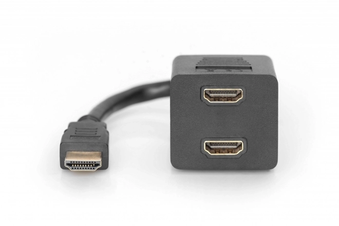 Hdmi splitter kábel Full HD 1080p 24Hz, 0,2m - fekete