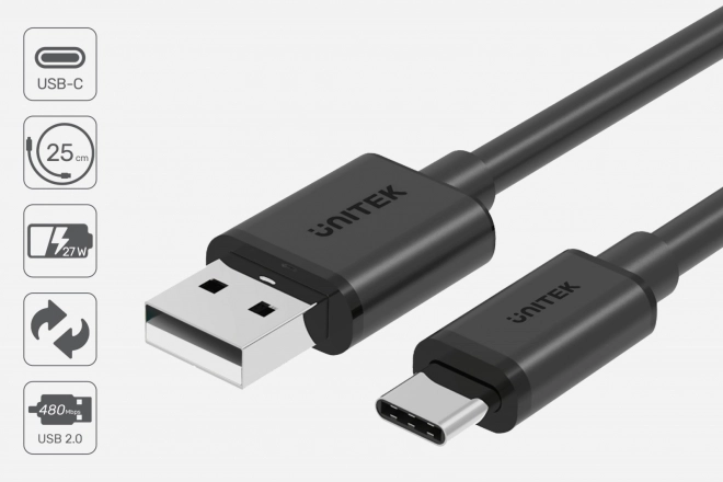 Usb-c - usb-a kábel 1,5 m