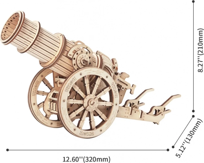 Rokr középkori ostromlöveg 3D puzzle