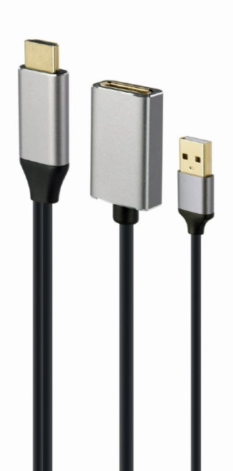 Hdmi-dp adapter 4k 60Hz USB-A energiaellátással