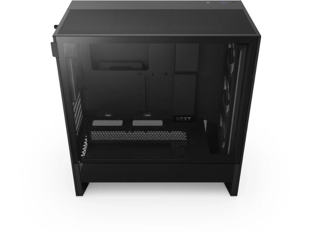H5 FLOW RGB Középtorony Számítógépház Fekete